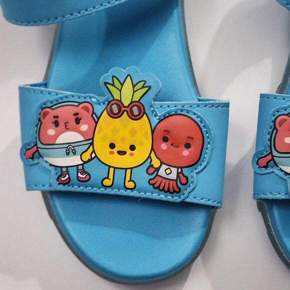 H&M Unisex Boys Girls Toca Life Blue Multicolor Light Up Sandals Size 11 - Picture 6 of 16